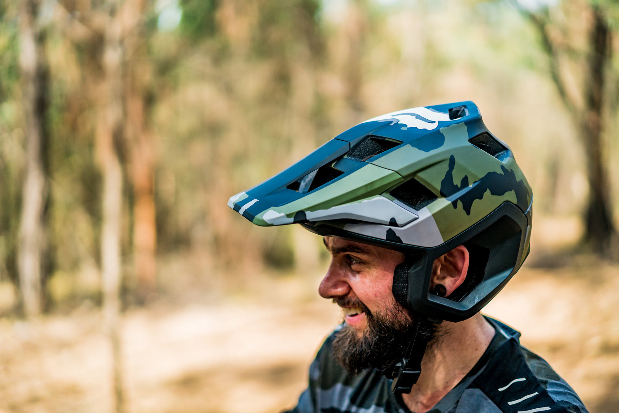 New Fox Racing Dropframe Pro MIPS Mountain Bike Helmet Teal Adult Size X-Large 